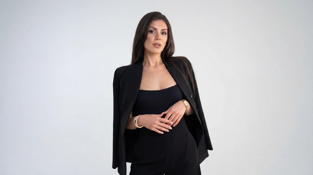 Professionelles Business-Portrait einer Führungskraft im modernen Büroumfeld